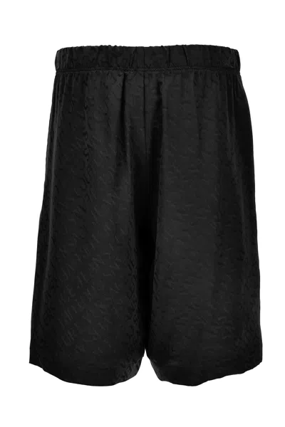 Versace Jeans Couture Bermuda Shorts In Black