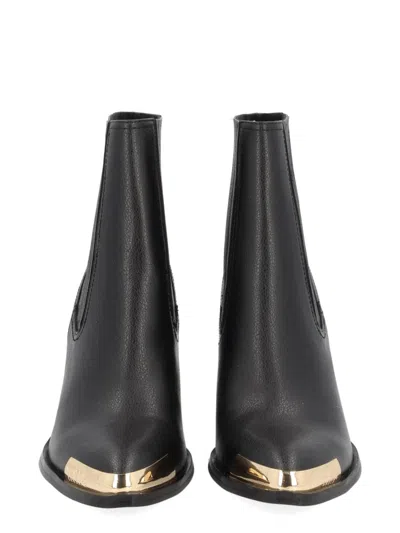 Versace Jeans Couture Black Abs Heel Boot