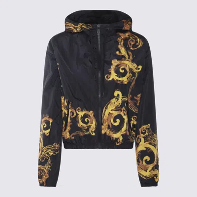 VERSACE JEANS COUTURE BLACK AND GOLD CASUAL JACKET