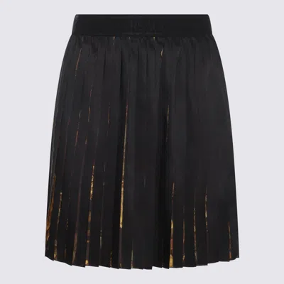 Versace Jeans Couture Black And Gold Skirt