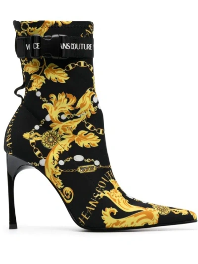 Versace Jeans Couture Black Ankle Boot