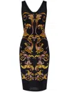 Versace Jeans Couture Barocco Midi Dress