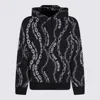 VERSACE JEANS COUTURE BLACK COTTON SWEATSHIRT