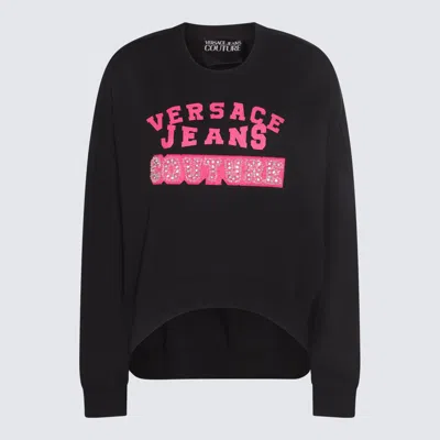 Versace Jeans Couture Black Cotton Sweatshirt