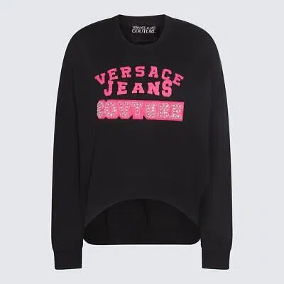 Pre-owned Versace Jeans Couture Black Cotton Sweatshirt