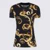 Versace Jeans Couture Watercolour Couture Bodysuit In Black