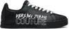 Versace Jeans Couture Black Court 88 Sneakers In Black