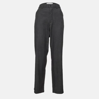 Pre-owned Versace Jeans Couture Black Denim Straight Fit Jeans L/waist 34"