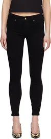 Versace Jeans Couture Black Two-pocket Jeans In E909-black Black