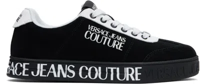 Versace Jeans Couture Black Logo Court 88 Sneakers