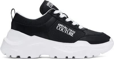Versace Jeans Couture Black Logo Speedtrack Sneakers