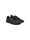 Versace Jeans Couture Black Low Top Sneakers In Black