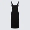 Versace Jeans Couture Women's Cady Midi Dress In Black
