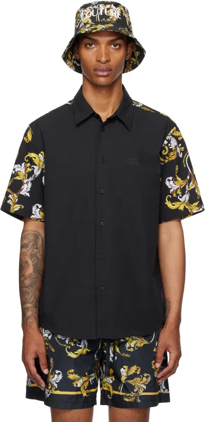 Versace Jeans Couture Black Outline Barocco Regular-fit Shirt