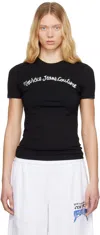 Versace Jeans Couture Logo-print T-shirt In E899 Black