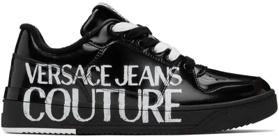 Versace Jeans Couture Black Starlight Trainers In El01 Black/white