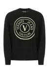 Versace Jeans Couture Logo-print Crew-neck Sweatshirt