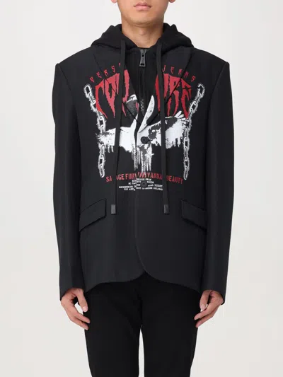 Versace Jeans Couture Blazer  Men Color Black In Schwarz