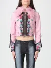 Versace Jeans Couture Blazer  Woman Color Black In Pink