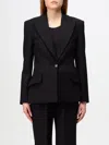Versace Jeans Couture Blazer  Woman Color Black In Schwarz