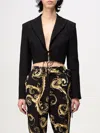 Versace Jeans Couture Blazer  Woman Color Black In Schwarz