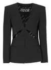 VERSACE JEANS COUTURE BLAZER WITH CUT-OUT DETAILS