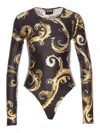Versace Jeans Couture Chromo Couture Bodysuit In Negro