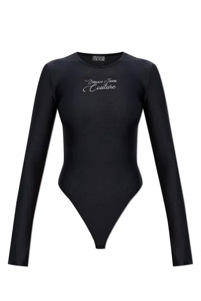 VERSACE JEANS COUTURE VERSACE JEANS COUTURE BODYSUIT WITH SHIMMERING SEQUINS