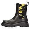 Versace Jeans Couture Boots Black In Nero Neri E Grigi