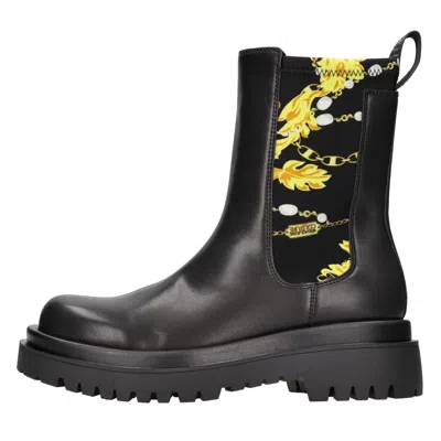 Versace Jeans Couture Boots Black In Nero Neri E Grigi