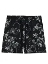 Versace Jeans Couture Boxer Swimsuit In Black