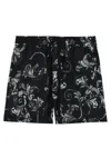Versace Jeans Couture Boxer Swimsuit In Black