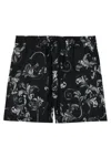 Versace Jeans Couture Boxer Swimsuit In Black