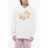 Versace Jeans Couture Brushed Cotton Hoodie With Printed Logo