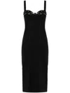 Versace Jeans Couture Midi Dress In Black