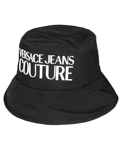 Versace Jeans Couture Bucket Hat In Black