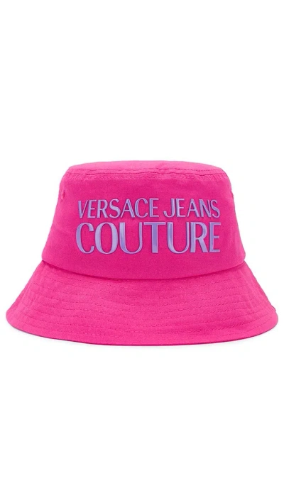 Versace Jeans Couture Bucket Hat In Fuxia