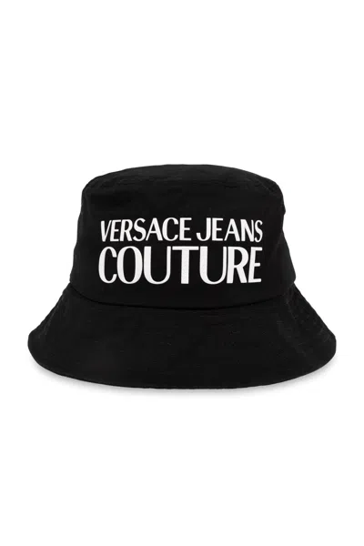 VERSACE JEANS COUTURE VERSACE JEANS COUTURE BUCKET HAT WITH LOGO