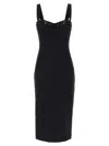 Versace Jeans Couture Midi Dress In Black