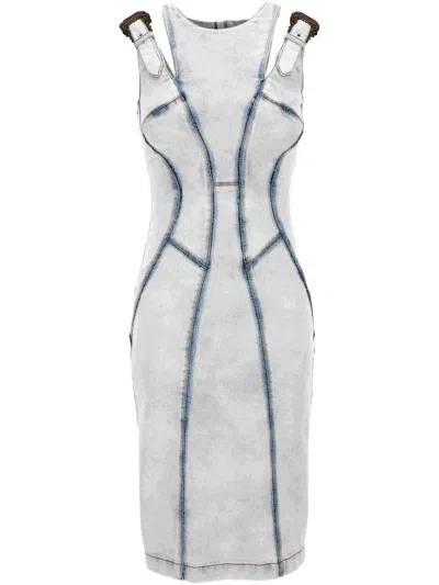 VERSACE JEANS COUTURE BUCKLED DRESS