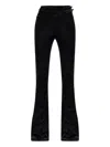 Versace Jeans Couture Buckled Trousers In Black