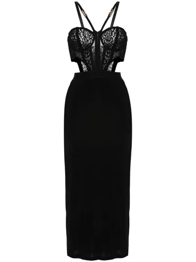 VERSACE JEANS COUTURE VERSACE JEANS COUTURE BUSTIER PLAQUE DRESS CLOTHING