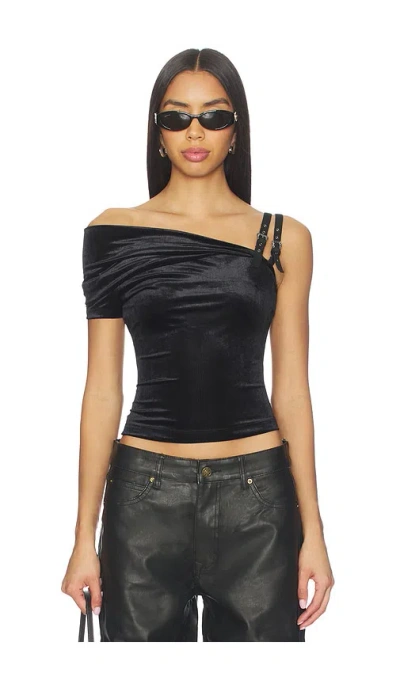 Versace Jeans Couture Bustier Top In Black