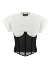 VERSACE JEANS COUTURE BUSTIER TOP