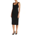Versace Jeans Couture Dress With Buckles In Black
