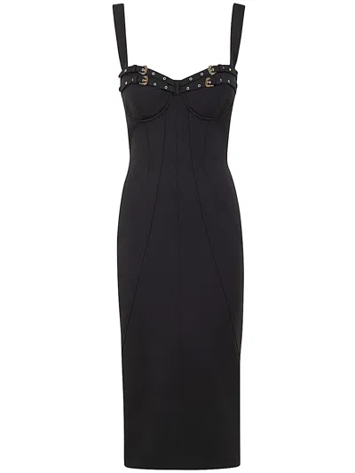 VERSACE JEANS COUTURE CADY MIDI DRESS