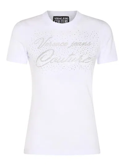 Versace Jeans Couture T-shirt E Polo Bianco In White