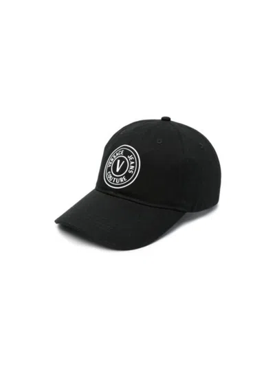 Versace Jeans Couture Cap In Black