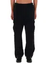 Versace Jeans Couture Utility Jogger Trousers Cargo Pockets In Black