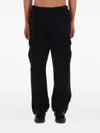 Versace Jeans Couture Utility Jogger Trousers Cargo Pockets In Black